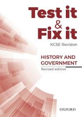 Oxford Test It &amp; Fix It History